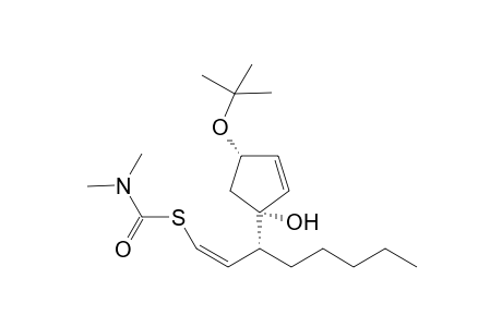 S-(1Z,1'R(*),3R9*),4'S(*))-3-(4'-t-butoxy-1'-hydroxycyclopent-2'-enyl)oct-1-enyl N,N-dimethylthiocarbamate