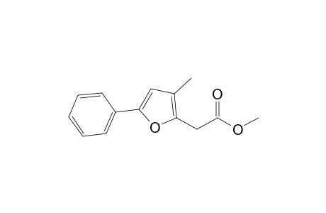 3-Methyl-5-phenylfuran-2-acetic acid methyl ester