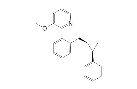 3-Methoxy-2-{2-[(cis-2-phenylcyclopropyl)methyl]phenyl}pyridine