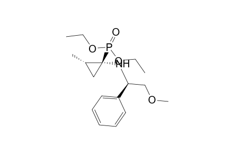 (1S,2S)-1-diethoxyphosphoryl-N-[(1R)-2-methoxy-1-phenyl-ethyl]-2-methyl-cyclopropan-1-amine