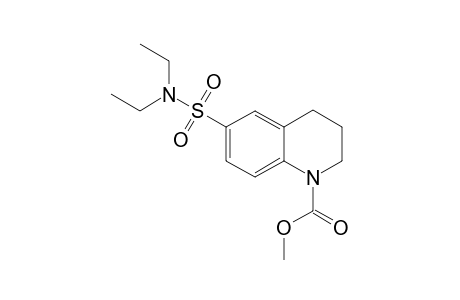 2H-Quinoline-1-carboxylic acid, 6-diethylsulfamoyl-3,4-dihydro-, methyl ester