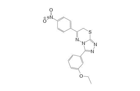 3-(3-ethoxyphenyl)-6-(4-nitrophenyl)-7H-[1,2,4]triazolo[3,4-b][1,3,4]thiadiazine