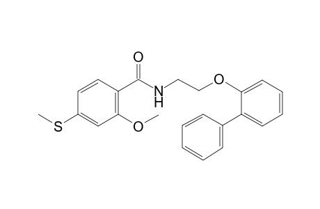 N-[2-(Biphenyl-2-yloxy)-ethyl]-2-methoxy-4-methylsulfanyl-benzamide