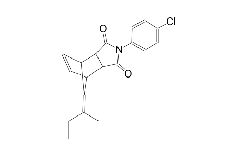 4-(4-chlorophenyl)-10-(1-methylpropylidene)-4-azatricyclo[5.2.1.0~2,6~]dec-8-ene-3,5-dione