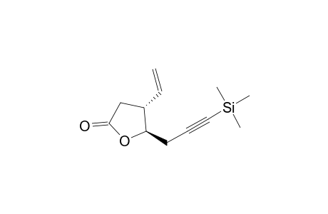 2(3H)-Furanone, 4-ethenyldihydro-5-[3-(trimethylsilyl)-2-propynyl]-, (4R-trans)-