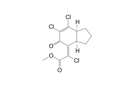 Methyl [(3a.alpha.,7a.alpha.)-6,7-Dichloro-2,3,3a,4,5,7a-hexahydro-5-oxo-1H-inden-4-ylidene]chloroacetate