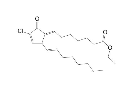 .delta.(7)-10-Chloro-15-deoxy -Prostaglandin A1 ethyl ester