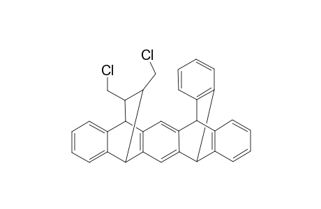 5,14[1',2']-Benzeno-7,12-ethanopentacene, 21,22-bis(chloromethyl)-5,7,12,14-tetrahydro-, (21R*,22S*)-