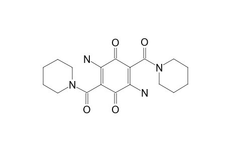 2,5-diamino-3,6-bis(piperidine-1-carbonyl)-p-benzoquinone