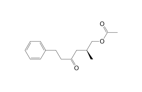 (5S)-6-Acetoxy-5-methyl-1-phenylhexan-3-one