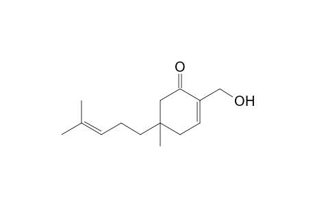 2-(hydroxymethyl)-5-methyl-5-(4-methylpent-3-enyl)-1-cyclohex-2-enone