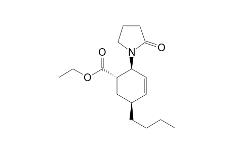 3-Cyclohexene-1-carboxylic acid, 5-butyl-2-(2-oxo-1-pyrrolidinyl)-, ethyl ester, (1.alpha.,2.beta.,5.beta.)-
