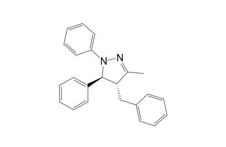 trans-4-Benzyl-3-methyl-1,5-diphenyl-4,5-dihydro-1H-pyrazole