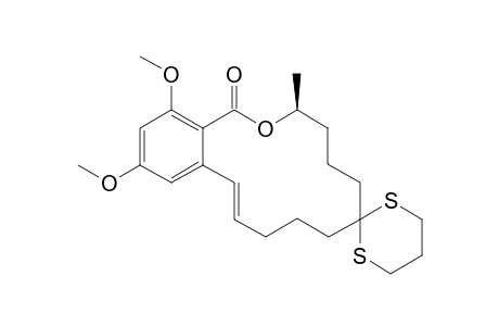 (+)-(S)-Dimethylzearalenone Trimethylene Dithioketal
