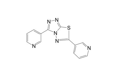 [1,2,4]Triazolo[3,4-b][1,3,4]thiadiazole, 3,6-di(3-pyridinyl)-