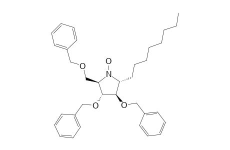(2R,3R,4R,5R)-3,4-BIS-(BENZYLOXY)-2-[(BENZYLOXY)-METHYL]-5-OCTYL-PYRROLIDIN-1-OL