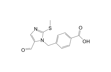 1-[4'-(Hydroxycarbonyl)benzyl]-5-formyl-2-(methylthio)-imidazole