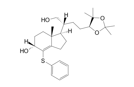 (3R)-4-Hydroxy-3-[(1R,5R,7aR)-5-hydroxy-7a-methyl-4-(phenylsulfonyl)-2,3,5,6,7,7a-hexahydro-1H-inden-1-yl]-1-[(4S)-2,2,5,5-tetramethyl-1,3-dioxaolan-4-yl]butane