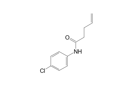 N-(4-chlorophenyl)pent-4-enamide