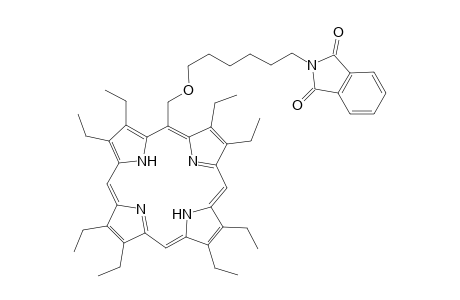 1H-Isoindole-1,3(2H)-dione, 2-[6-[(2,3,7,8,12,13,17,18-octaethyl-21H,23H-porphin-5-yl)methoxy]hex yl]-