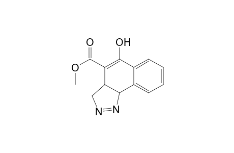 3H-Benz[g]indazole-4-carboxylic acid, 3a,9b-dihydro-5-hydroxy-, methyl ester
