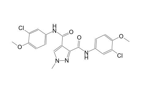1H-pyrazole-3,4-dicarboxamide, N~3~,N~4~-bis(3-chloro-4-methoxyphenyl)-1-methyl-