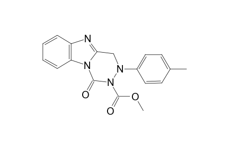 1-oxo-3-p-methylphenyl-3,4-dihydrobenzo[4,5]imidazo[1,2-d][1,2,4]triazine-2(1H)-carboxylic acid Methyl ester