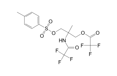 Acetic acid, 2,2,2-trifluoro-, 2-methyl-3-[[(4-methylphenyl)sulfonyl]oxy]-2-[(2,2,2-trifluoroacetyl)amino]propyl ester