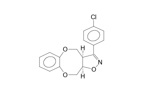 3-(4-CHLOROPHENYL)-3A,4,11,11A-TETRAHYDROISOXAZOLO[5,4-C]-1,6-BENZODIOXOCINE
