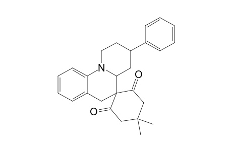 5',5'-Dimethyl-3-phenyl-2,3,4,4a,5,6-hexahydro-1H-spiro[benzo[c]quinolizine-5,2'-cyclohexane]-1',3'-dione