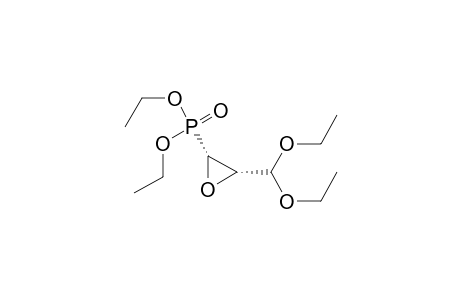 Phosphonic acid, [3-(diethoxymethyl)oxiranyl]-, diethyl ester, cis-