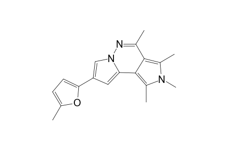 2H-Dipyrrolo[1,2-b:3,4-d]pyridazine, 1,2,3,4-tetramethyl-8-(5-methyl-2-furanyl)-
