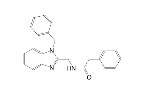 benzeneacetamide, N-[[1-(phenylmethyl)-1H-benzimidazol-2-yl]methyl]-