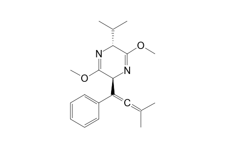 (2R,5S)-2-Isopropyl-3,6-dimethoxy-5-(3-methyl-1-phenyl-buta-1,2-dienyl)-2,5-dihydro-pyrazine