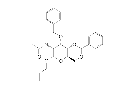 ALLYL-2-ACETAMIDO-3-O-BENZYL-4,6-O-BENZYLIDENE-2-DEOXY-ALPHA-D-ALLOPYRANOSIDE