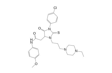 4-imidazolidineacetamide, 1-(4-chlorophenyl)-3-[3-(4-ethyl-1-piperazinyl)propyl]-N-(4-methoxyphenyl)-5-oxo-2-thioxo-