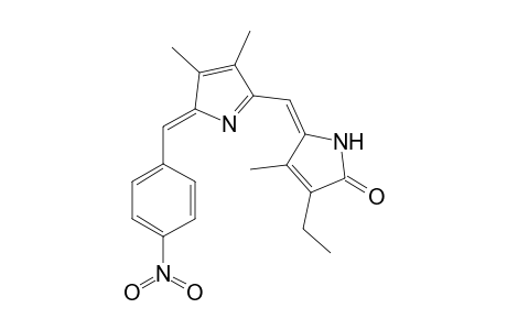 2H-Pyrrol-2-one, 5-[[3,4-dimethyl-2-[(4-nitrophenyl)methylene]-2H-pyrrol-5-yl]methylene]-3-ethyl-1,5-dihydro-4-methyl-, (Z,Z)-