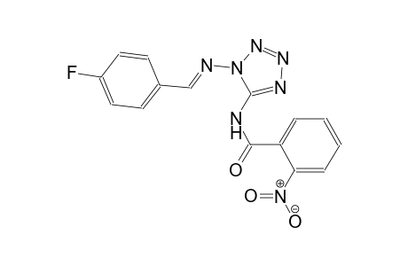 benzamide, N-[1-[[(E)-(4-fluorophenyl)methylidene]amino]-1H-tetrazol-5-yl]-2-nitro-