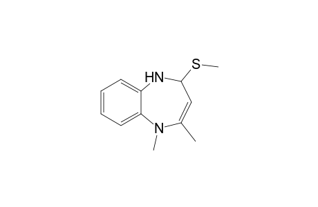 4,5-Dimethyl-2-(methlmercapto)dihydro-1,5-benzodiazepine