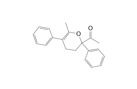 1-(6-Methyl-2,5-diphenyl-3,4-dihydropyran-2-yl)ethanone