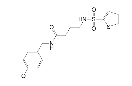 butanamide, N-[(4-methoxyphenyl)methyl]-4-[(2-thienylsulfonyl)amino]-