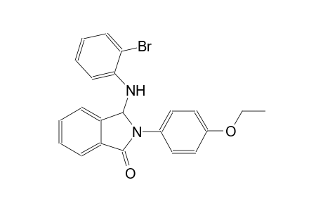 1H-isoindol-1-one, 3-[(2-bromophenyl)amino]-2-(4-ethoxyphenyl)-2,3-dihydro-