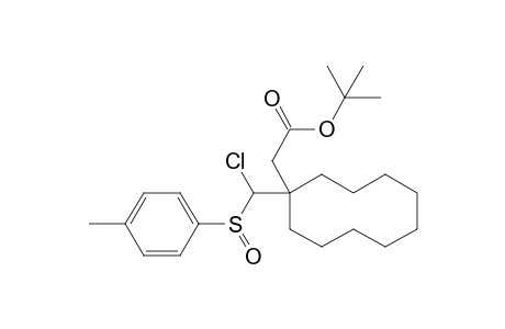 tert-Butyl {1-[chloro(p-tolylsulfinyl)methyl]cyclodecyl}acetate