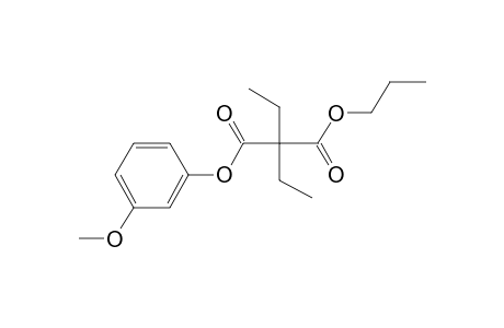 Diethylmalonic acid, 3-methoxyphenyl propyl ester