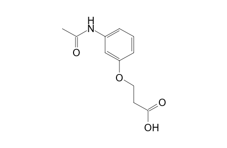 Propanoic acid, 3-[3-(acetylamino)phenoxy]-