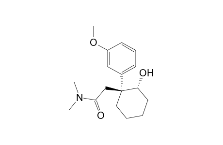 Cyclohexaneacetamide, 2-hydroxy-1-(3-methoxyphenyl)-N,N-dimethyl-, trans-