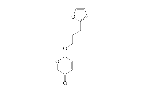 3'-(FURAN-2''-YL)-PROPYL-2,3-DIDEOXY-(ALPHA/BETA)-D-GYCERO-PENT-2-ENOPYRANOSID-4-ULOSE