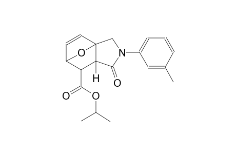 isopropyl (1S,5R,7R)-3-(3-methylphenyl)-4-oxo-10-oxa-3-azatricyclo[5.2.1.0~1,5~]dec-8-ene-6-carboxylate