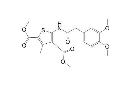 2,4-thiophenedicarboxylic acid, 5-[[(3,4-dimethoxyphenyl)acetyl]amino]-3-methyl-, dimethyl ester