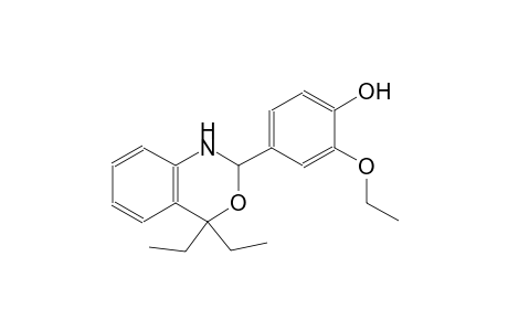 phenol, 4-(4,4-diethyl-1,4-dihydro-2H-3,1-benzoxazin-2-yl)-2-ethoxy-
